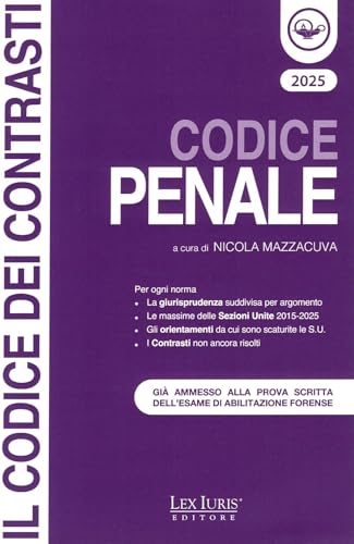  Codice Penale 2025 - Il codice dei contrasti