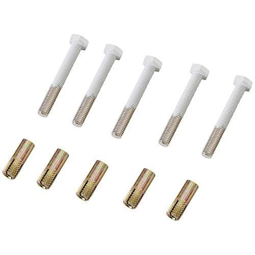 Homcom 6' Rustic Interior Sliding Barn Door Mounting Hardware Kit, White #TOP4