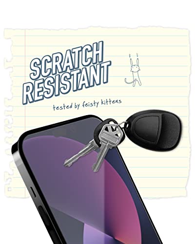 Image of Smartish iPhone 14 Pro Max Screen Protector - 2-Pack Tempered Glass Screen Protectors + Cleaning Kit - Tuff Sheet - 9H Easy Install Frame [Scratch Resistant] Case-Friendly for Apple iPhone 14 Pro Max