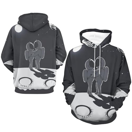 Sweat à capuche espace planète au design galactique unique marque UMENG - 7