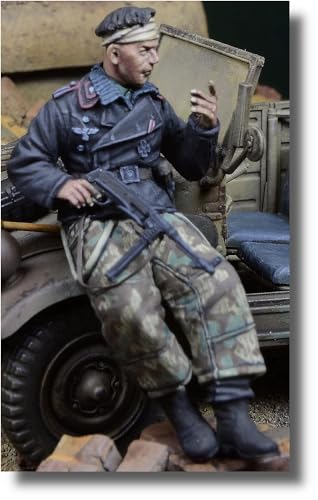 DD35232 D-Day miniature 1/35 soldat blessé allemand en résine pour maquette historique