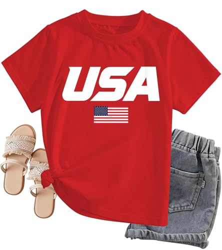 USA 4th of July Shirt for Women-American Flag Shirts Red White Blue Patriotic Tshirt 250th Anniversary Shirts