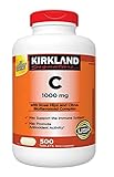 Kirkland Vitamin C with Rose Hips and Citrus Bioflavonoid Complex (1000 mg), 1000-Count Tablets