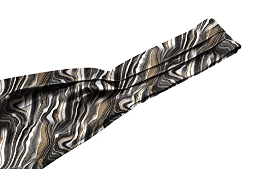 Image of BLACKSMITH Jacquard Microfiber Neckwear Ascot and Matching Pocket Square Set for Men