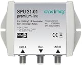 spaun sar 411 wsg - diseqc 2.0 4/1 schalter Zum Anschluss an einen Satellitenreceiver oder Fernseher mit Toneburst oder DiSEqC 1.0 (oder höher)