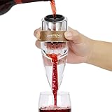 ZORTUNG Wine Aerator Decanter Pourer with Strainer for Sediment Stand Travel Bag...