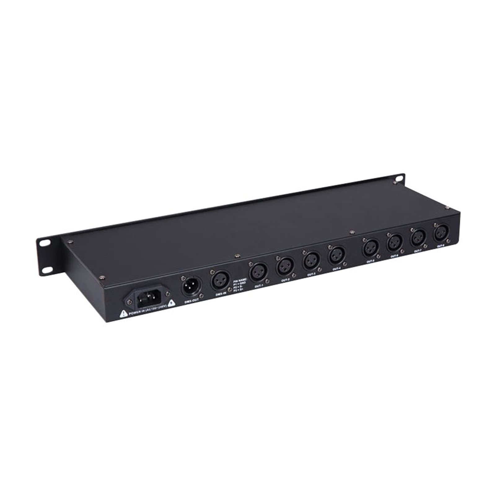 Światła sceniczne Wzmacniacz sygnału scenicznego 8-kanałowy DMX512. Splitter ze wzmacniaczem sygnału izolacji fotoelektrycznej na imprezy, wydarzenia, koncerty, kluby, pokazy(Ordinary model)