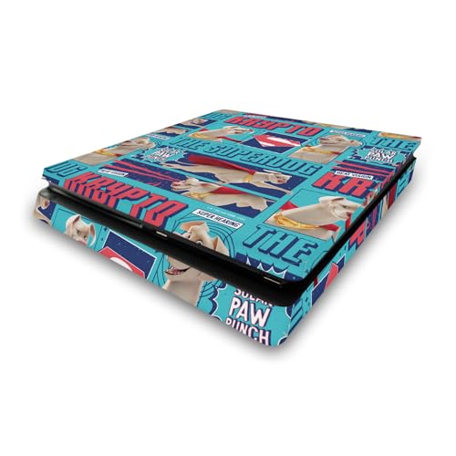 Protégez Votre PS4 Slim des Traces avec la Skin Vinyle Krypto DC