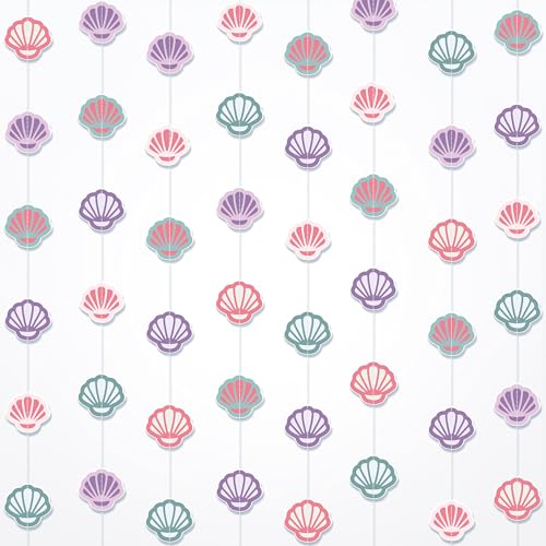 KatchOn Seashell Banner Garland 6.5 Feet