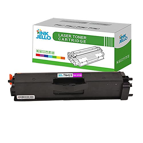 Inkjello Toner Cartridge For Printer, Compatible with Brother DCP-L8410CDW HL-L8260CDW HL-L8360CDW MFC-L8690CDW MFC-L8900CDW TN423-M (Magenta)