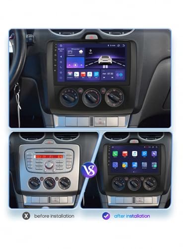 Pantalla Carplay Coche para Ford Focus con GPS y Bluetooth manos libres 2