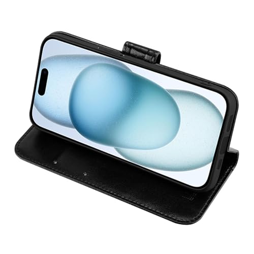 32nd Book Wallet PU Leather Case Cover for Apple iPhone 15 Plus (6.7"), Flip Case With RFID Blocking Card Slots - Image 4