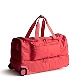 Vera Bradley Ripstop Adair Rolling Duffel, Cayenne