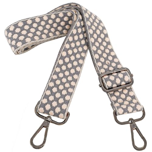 Image of Adjustable Canvas Shoulder Strap Replacement Universal Thick Strap for Handbags, Purses - Unisex Design