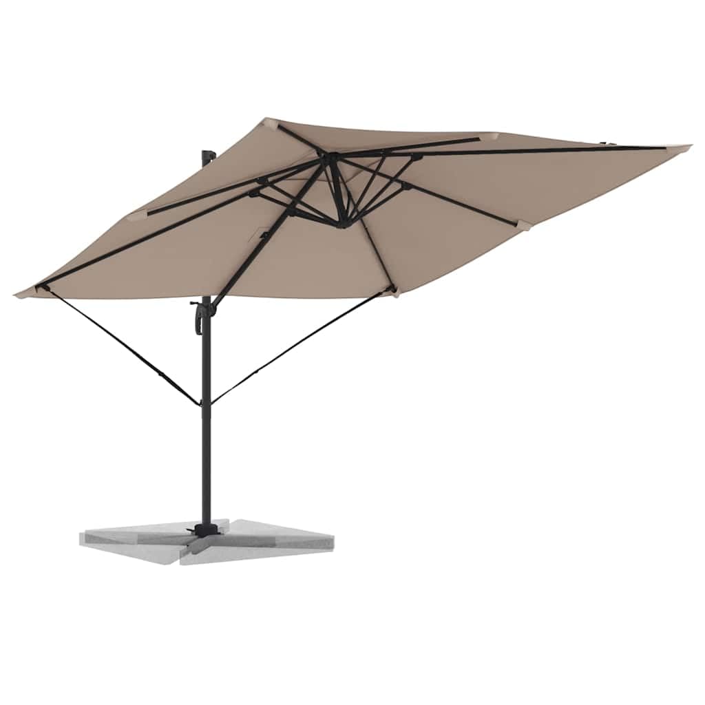Genérico Parasol Roma Taupé 286 x 284 x 265 cm Aluminio y poliéster,Casa y jardín,Jardín,Artículos de Exterior,Sombrillas-42003338