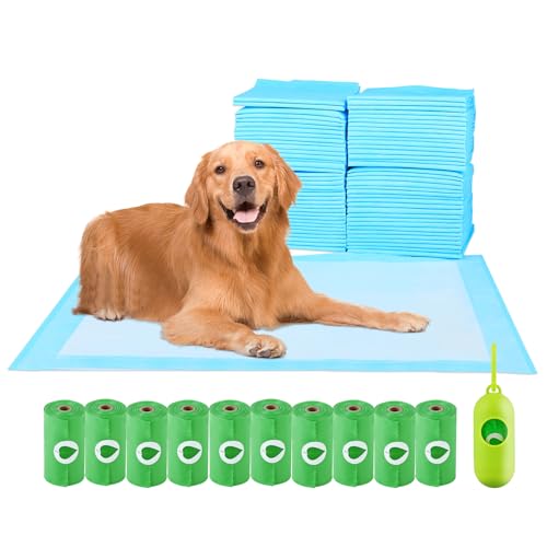 ScratchMe-Super-Absorbent-Waterproof-Dog-and-Puppy-Pet-Training-Pad-Housebreaking-Pet-PadBlue-236x236100PCS150-Dog-Poop-Bags - Cucciolini Doodles   ScratchMe-Super-Absorbent-Waterproof-Dog-and-Puppy-Pet-Training-Pad-Housebreaking-Pet-PadBlue-236x236100PCS150-Dog-Poop-Bags