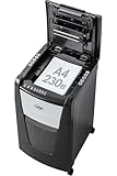 サンワダイレクト シュレッダー 業務用 オートフィード 自動細断 230枚 30分連続 静音 マイクロカット 60L ホッチキス針/カード対応 400-PSD070