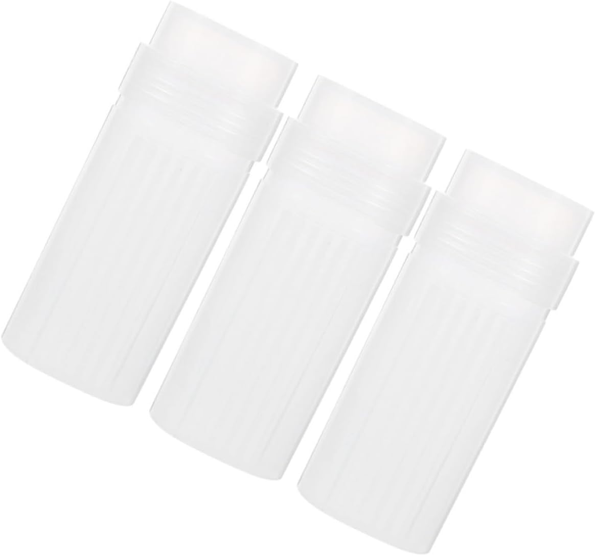 3pcs Plastic Slide Staining Container Lid Microscope Slide Holder for Lab Use Quick Staining Easy Storage for Chemistry Experiments