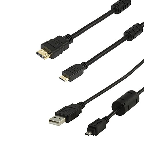 Cavo USB e cavo HDMI per Nikon D800 / D800E