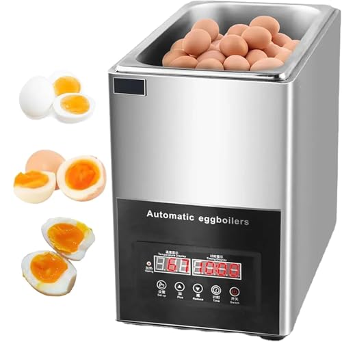 800W Hot Spring Egg Cooker,9L Large Capacity Intelligent Automatic Half-Cooked Egg Soft-Boiled Egg Machine,Effortlessly Cook 50 Eggs,Suitable for Boiling Half-Boiled or Soft-Boiled Eggs