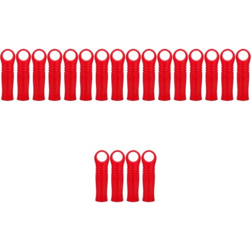 FUNOMOCYA 5sets Mop Handle Protective Cover Rod Handle Grip Ends Easy to Install Mop Stick Replacement End 4pcs*5