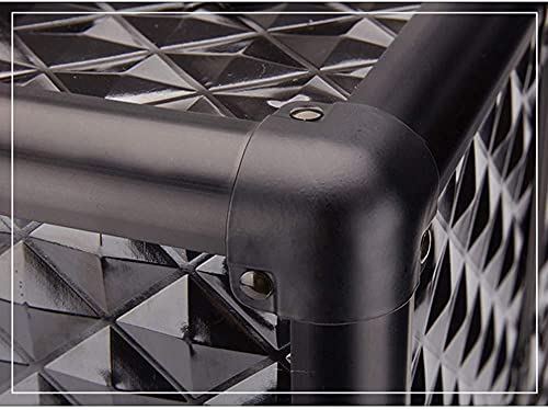 Image of Adson Professional Beauty Makeup Cosmetic Aluminium Vanity Trolley (Black)