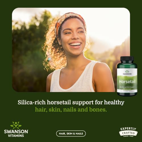 Swanson Horsetail Hair Skin and Nails Capsules