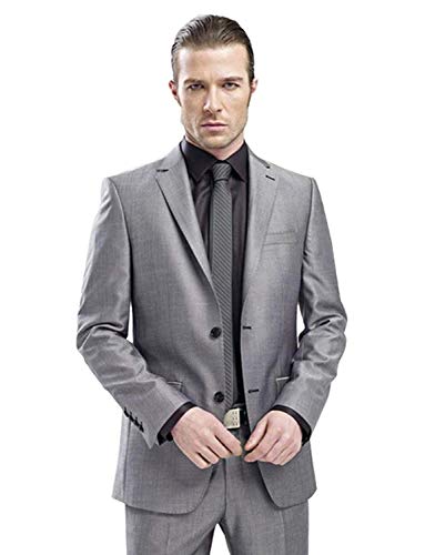 Blazer Peak Lapel Kromoc Veste Homme Simple Boutonnage Confort Casual