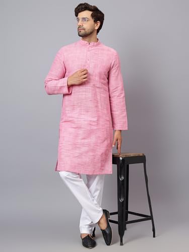 Image of LATEST CHIKAN Men's Cotton Regular Kurta