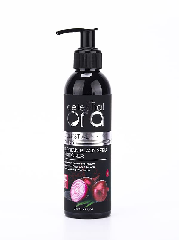 Celestial Ora Red Onion Black Seed Conditioner | For Hair Growth & Hair Fall Control | Anti Dandruff Conditioner With Red Onion Seed Oil Extract, Black Seed oil Conditioner