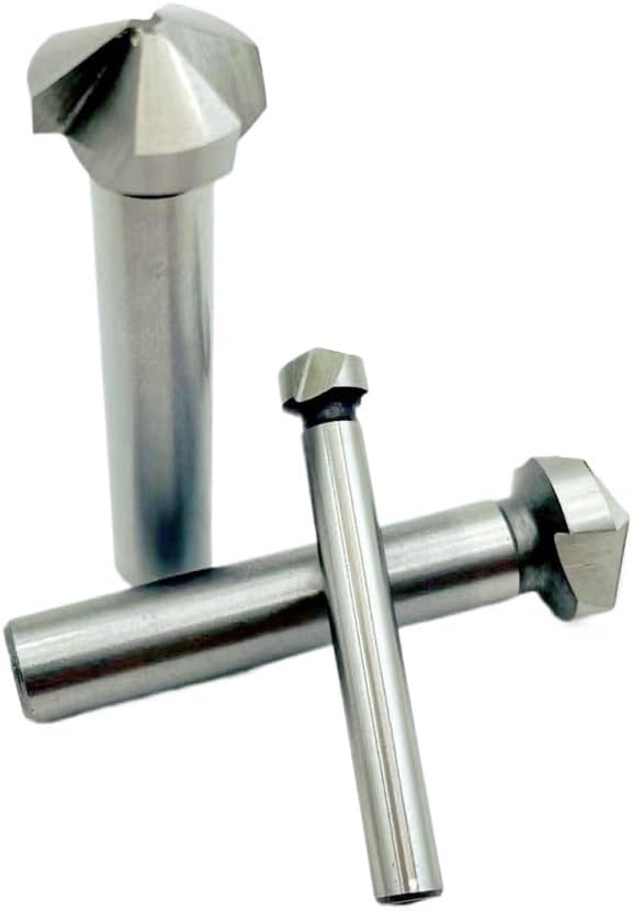 3 フルート HSS 皿穴ドリルビット、120 度面取りカッター、木材ツール用エンドミルカッタービット 1 個(25mm)