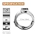 50 PCS 3/8 Inch PEX Cinch Clamp Rings, 304 Stainless Steel Single Ear Hose Clamps for Plumbing and Pipe Fitting Connections, PEX tubing Pipe Fitting by RTHIEAI