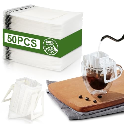 CARGEN 50Pcs Hanging Ear Coffee Bags