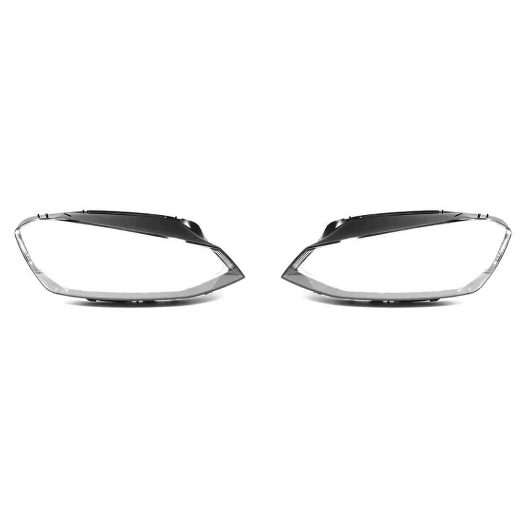Oulesh Headlight Lens Cover for VW Golf 7 2014-2017, 1pair Car Front Headlight Cover Transparent Lampshade Headlamp Shell