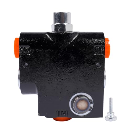 Getanye Hydraulic Adjustable Variable Flow Control Valve with Relief, 1/2'' NPT, 500 PSI-3000 PSI, 30GPM, Adjustable Ball Spring Relief Port, FCR51-1/2 PFC51-1/2 by Getanye - Image 9