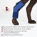 HERZENSTIER Sprunggelenkbandage aus Schaumstoff Gr. XXL für Hunde & Katzen, atmungsaktiv mit Schienen zur Sprunggelenks-Unterstützung mit bei Arthrose & Instabilität