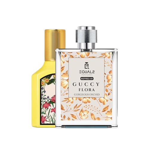 Image of Equal2 PERFUMERS Fresh & Luxury Perfume Gift Set for Couples, Gardenia Fragrance (GORGEOUS ORCHID)