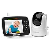 Kidsneed Baby Monitor with Camera and Audio - 5 inch 720P Video Baby Monitor, No WiFi, 48H Battery Life, Night Vision, Two Way Talk, Remote Pan Tilt Zoom, Thermal Monitor，1000 ft Range （935C）
