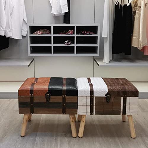 Ottoman de rangement avec charnières pour optimiser le salon - 5