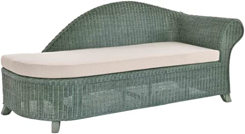 Krines Home Rattan Recamiere Elegance Rattanliege Chaiselongue Lounge...