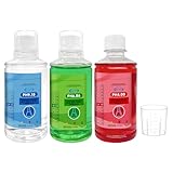 Homcoice 250 mL pH Kalibrierungslösungsset (pH 4,00, 6,86, 9,18), ±0,01 pH hochpräzise pufferlösungen für pH-Messgeräte, ideal für labore, industrie, bildung und außendienst