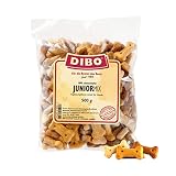 DIBO Junior-Mix, 500g-Beutel, Backwaren als gesunde, natürliche Ernährung für Hunde, Hundefutter, Barf, B.A.R.F, Leckerli, Hundekekse