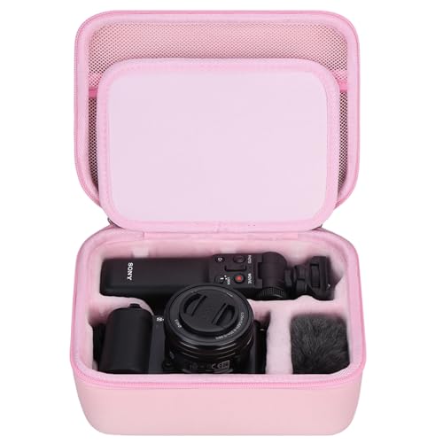 Sacoche rose de protection Sony ZV-E10 pour éviter les rayures sur objectif et écran