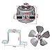 Motor ventilador frigorifico con soporte 220v ventilador congelador frigo 25-90w motor refrigerador condensador evaporador Imagen de Motor ventilador frigorifico con soporte 220v ventilador congelador frigo 25-90w motor refrigerador condensador evaporador