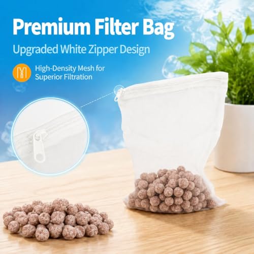 Image of Sukh 30oz Ceramic Bio Balls - 4 Bags Fish Tank Sphere Filter Media Nano-Tech Bio-Spheres Bio Media for Aquarium,Fish Tank Sump,Pond,Freshwater,Canister Filter and Koi Ponds