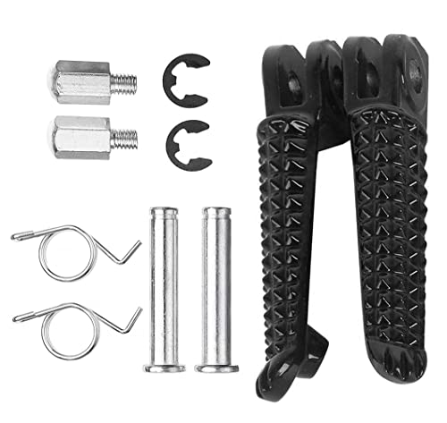 Vpzmt VPZMT-1074-B-US Front Foot Pegs Footrests Pedal Fits For Yamaha Yzf R1 1992-2019/Yzf R1S R1M 2015-2023/Yamaha Yzf R6 1999-2020/Yamaha Yzf R6S 2003-2009 thumb #3