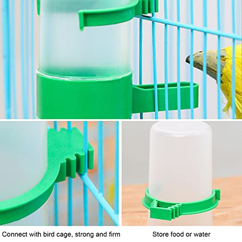 3PCS Automatische Vogel Waterfles Plastic Automatische Water Dispenser Vogel Hebben Clip Bird Voedsel Automatische Feeder Vogelkooi Opknoping Voor Kleine Dieren Vogels Drinking Voeding - Afbeelding 6