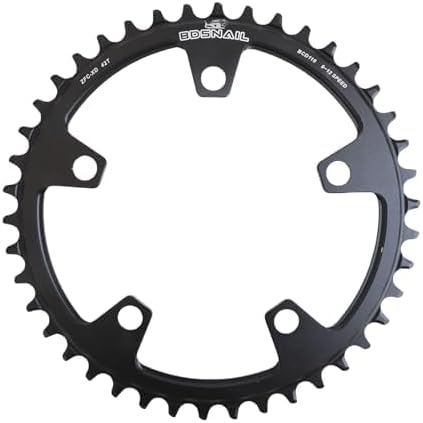 DJC 110BCD Chainring Round for Force Red Rival S350 S900 38T 40 42 44T Tooth Lightweight Road Bike for Sram CX Gravel 5 Arms