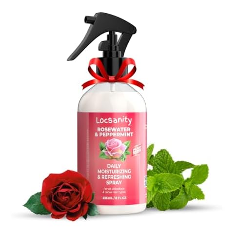 Locsanity Rosewater Peppermint Spray Cover