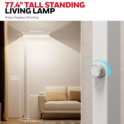 Image of Honeywell 02E Max Sunturalux LED Floor Lamp 16000LM for Home Office